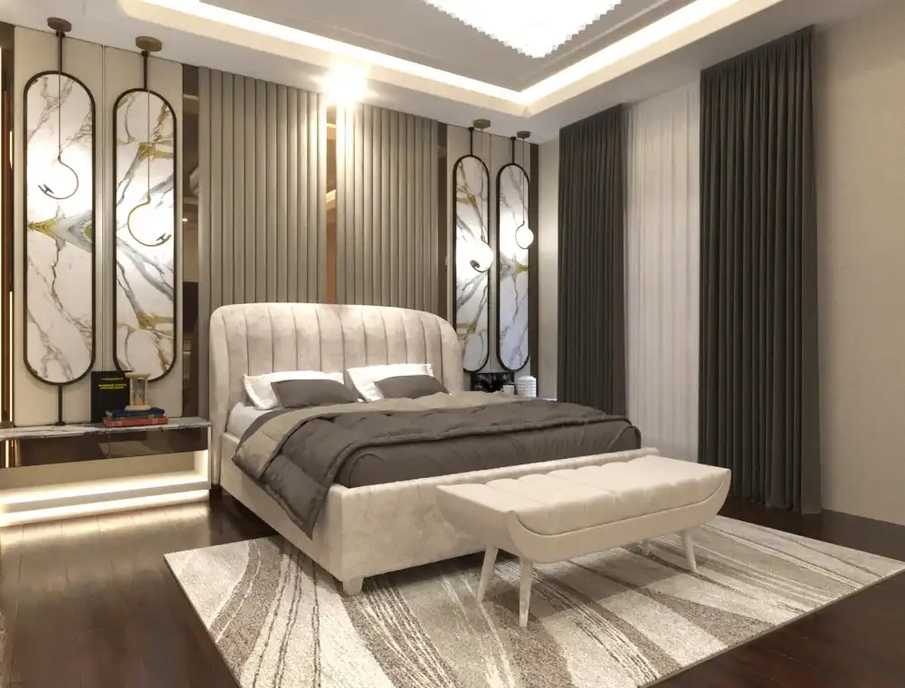 Bedroom Decorative Lighting Design & Installation