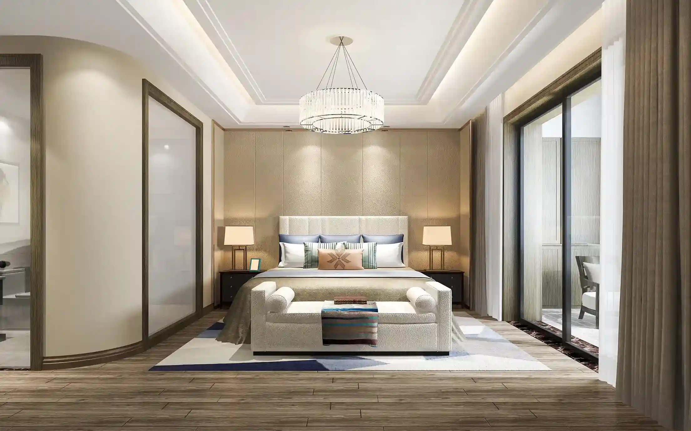 Bedroom Decorative Lighting Design & Installation