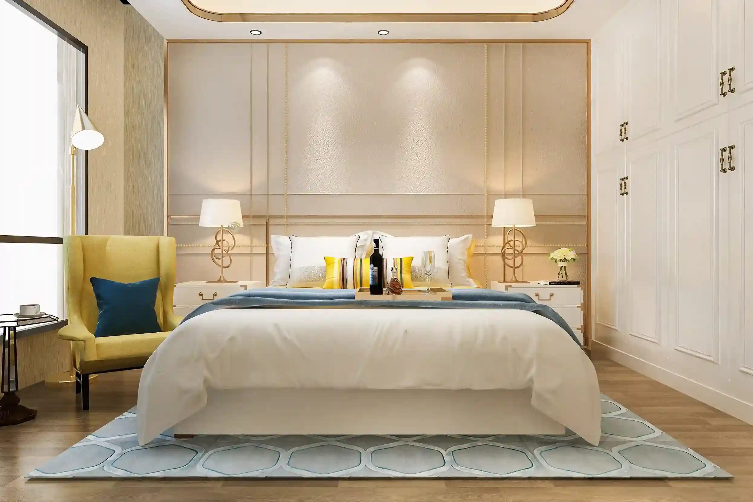 Bedroom Decorative Lighting Design & Installation