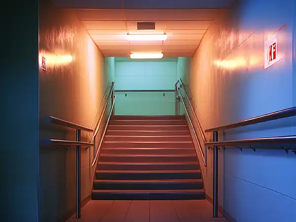 Hospital Staircase Lighting Design & Installation