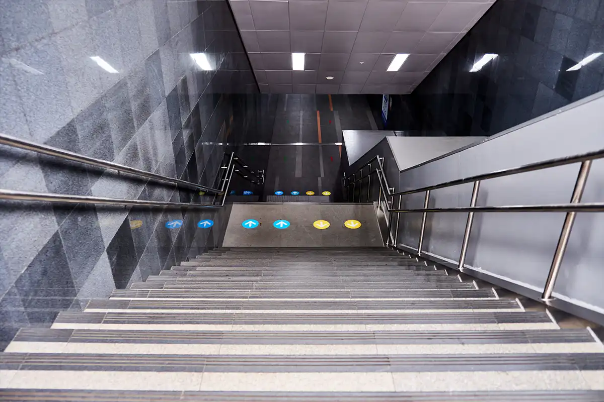 Hospital Staircase Lighting Design & Installation