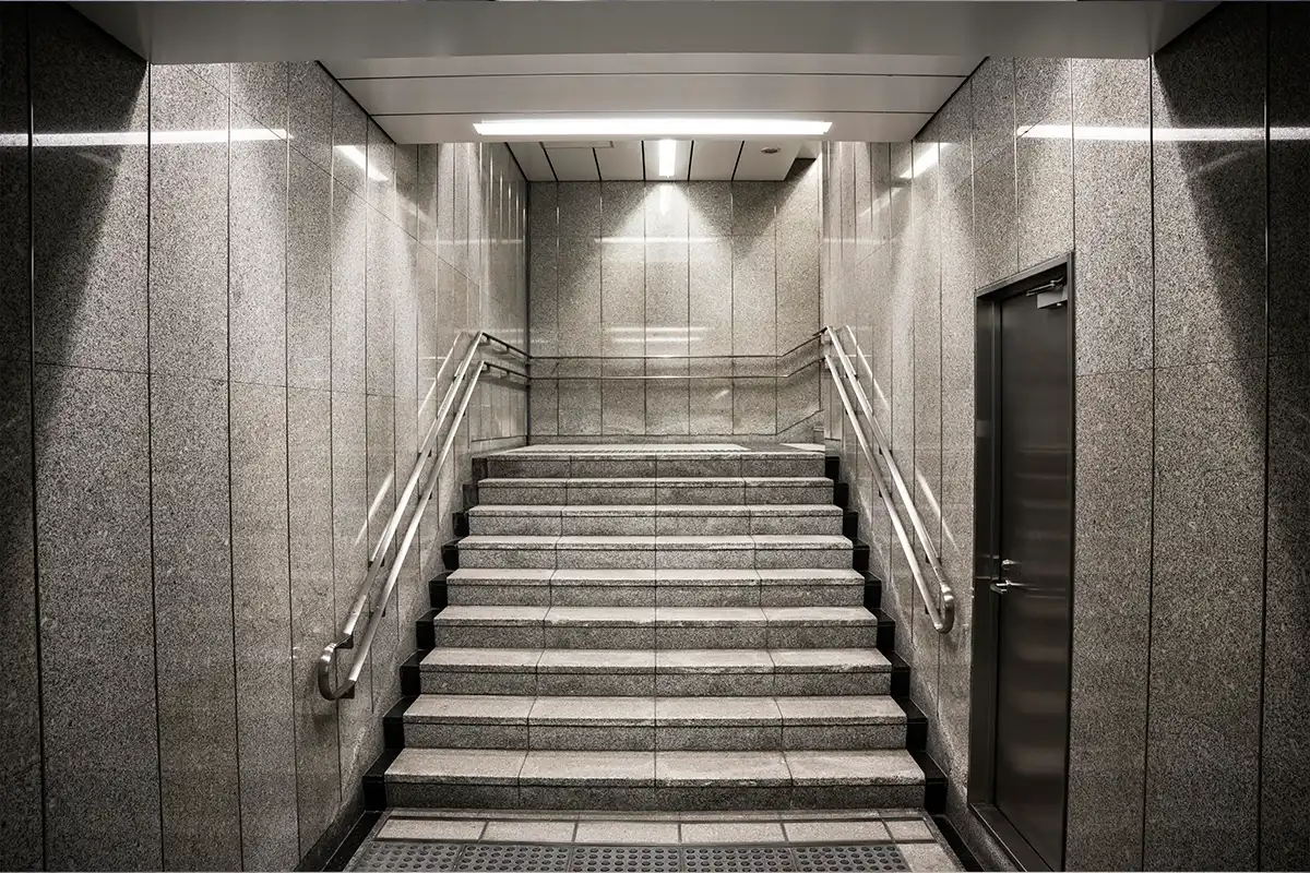 Hospital Staircase Lighting Design & Installation