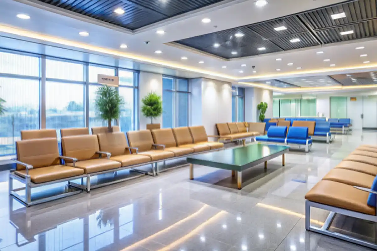 Hospital Waiting Area & Reception Lighting