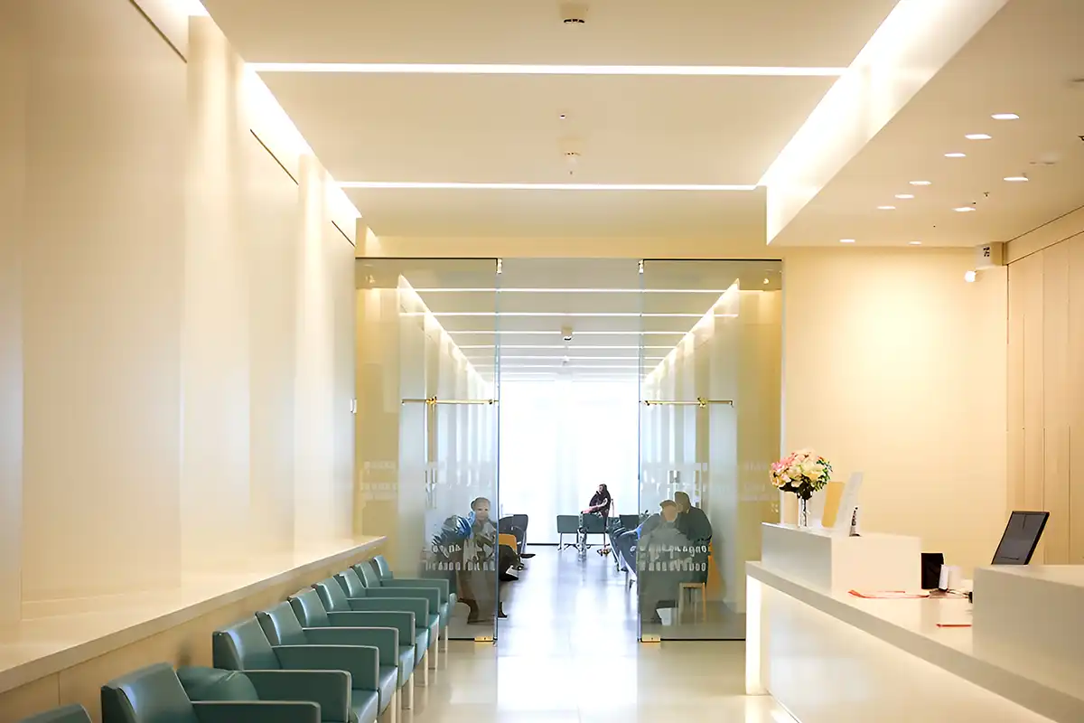Hospital Waiting Area & Reception Lighting