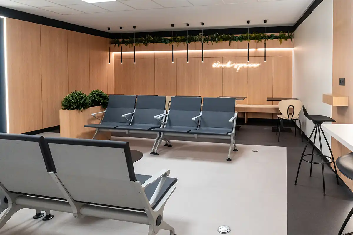 Hospital Waiting Area & Reception Lighting
