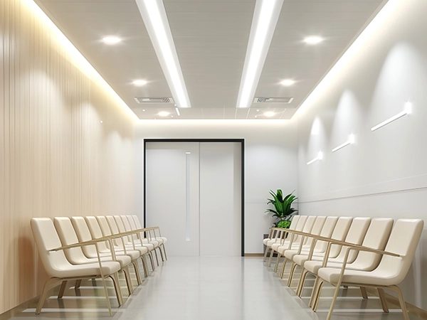 Hospital Waiting Area & Reception Lighting
