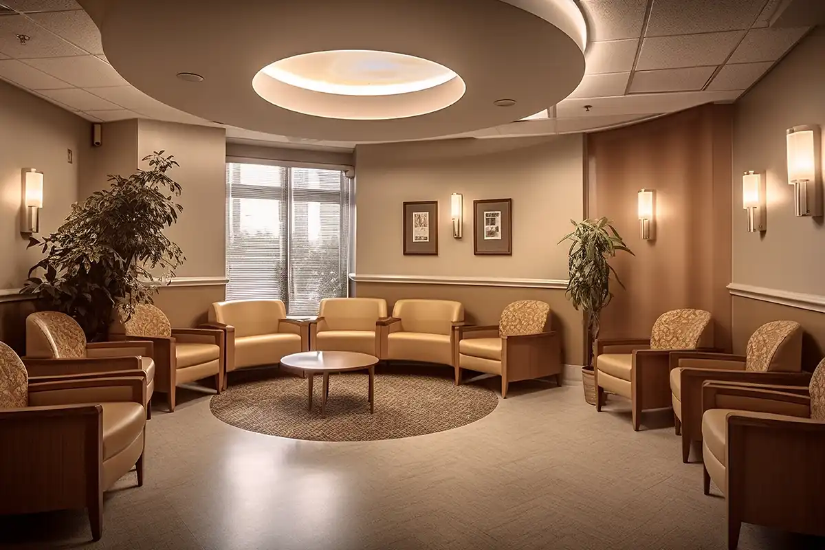 Hospital Waiting Area & Reception Lighting