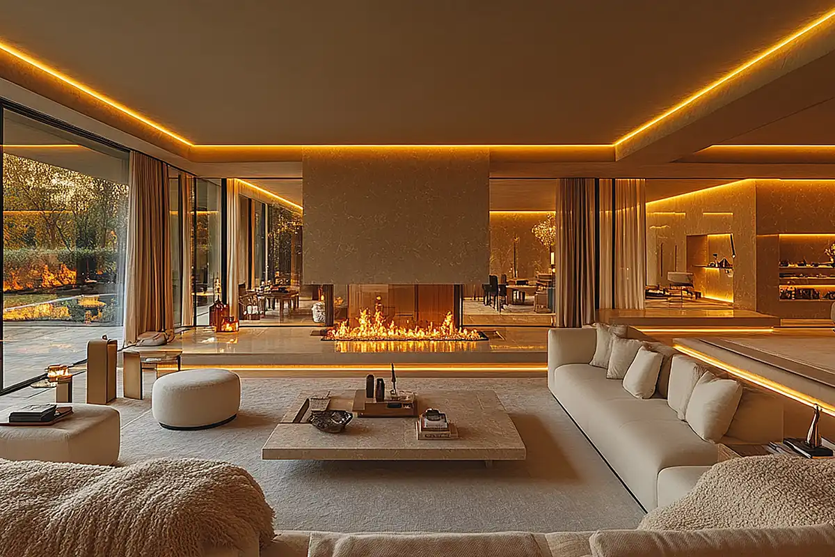 Lounge Lighting Design & Installation in UAE