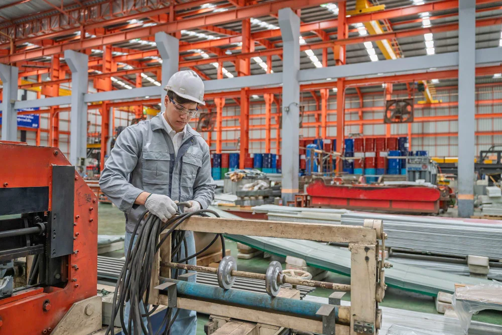 Metal Fabrication Plant Lighting Solutions