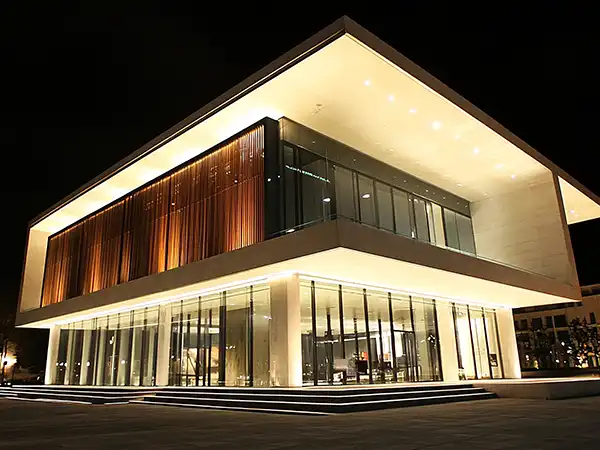 villa facade lighting design